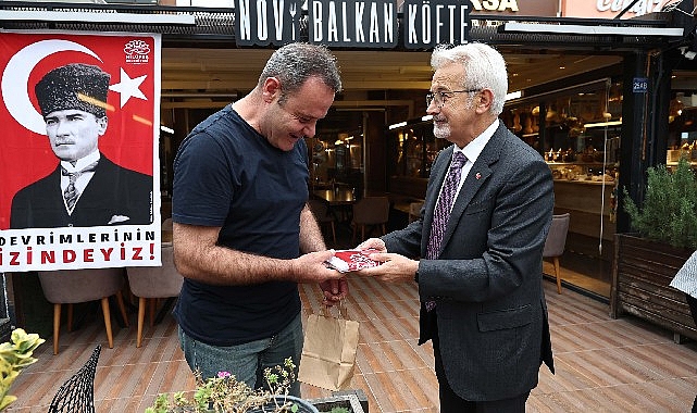 Nilüfer Belediye Başkanı Turgay Erdem, BESOB Başkanı Fahrettin Bilgit ve