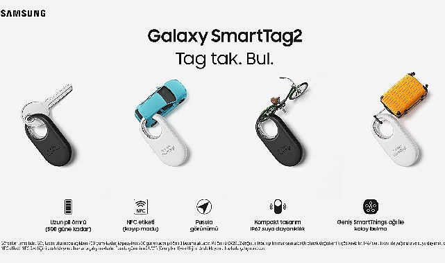 Yeni Samsung Galaxy SmartTag2’nin artan kullanım alanları ve geliştirilmiş tasarımı