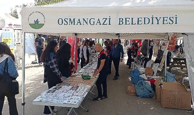 Daha temiz bir dünya için mücadele veren Osmangazi Belediyesi, üniversite hayatına