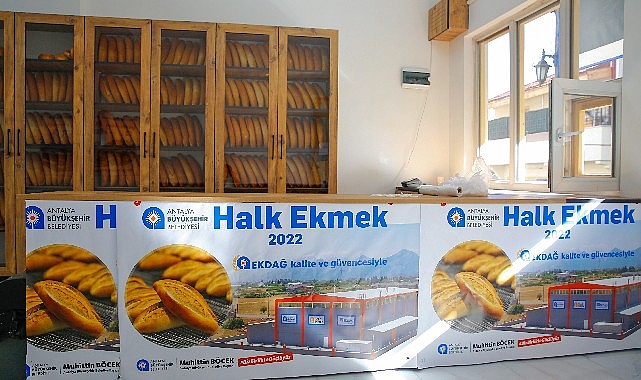 Antalya Büyükşehir Belediyesi, halkı uygun fiyatlı ekmekle buluşturmak için Akseki’nin