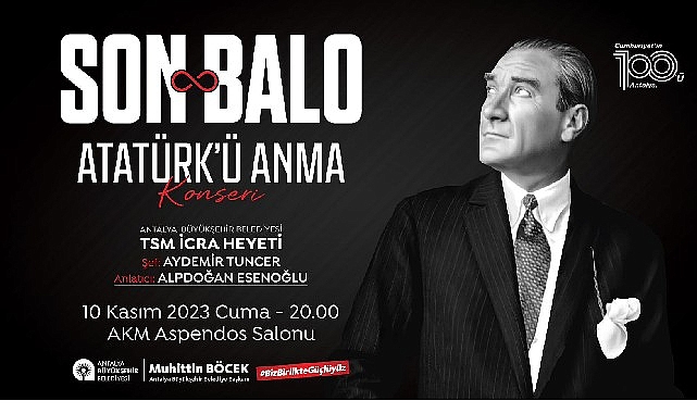 Antalya Büyükşehir Belediyesi ölümünün 85. yılında Ulu Önder Gazi Mustafa
