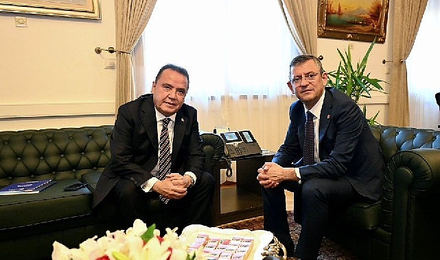 Antalya Büyükşehir Belediye Başkanı Muhittin Böcek, Ankara’da CHP Genel Başkanı
