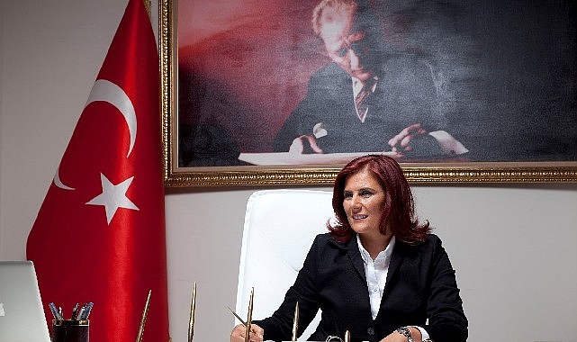 Aydın Büyükşehir Belediye Başkanı Özlem Çerçioğlu, büyük önder Gazi Mustafa