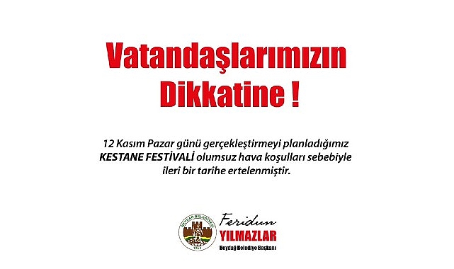 Meteoroloji’den yapılan kuvvetli rüzgar, fırtına ve yağmur uyarısı nedeniyle Beydağ’da 12