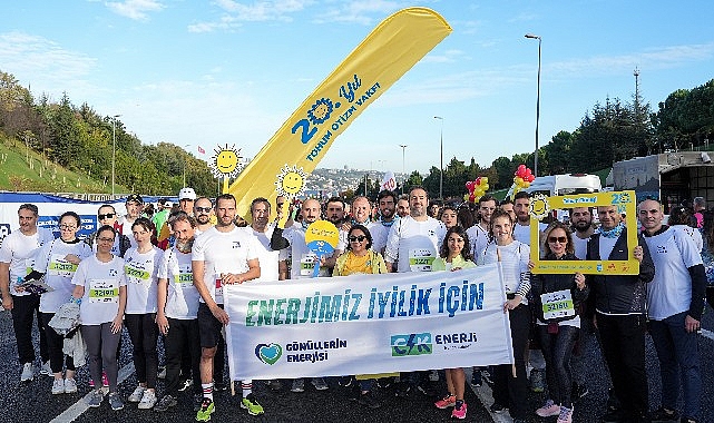 CK Enerji çalışanlarından oluşan “Gönüllerin Enerjisi Koşu Takımı”, 45. İstanbul