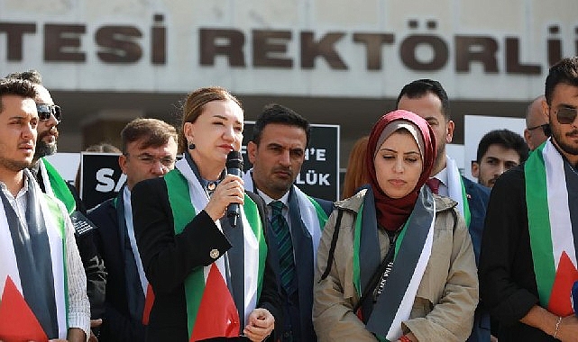Dokuz Eylül Üniversitesi’nden (DEÜ), İsrail’in katliam boyutundaki saldırılarına maruz kalan