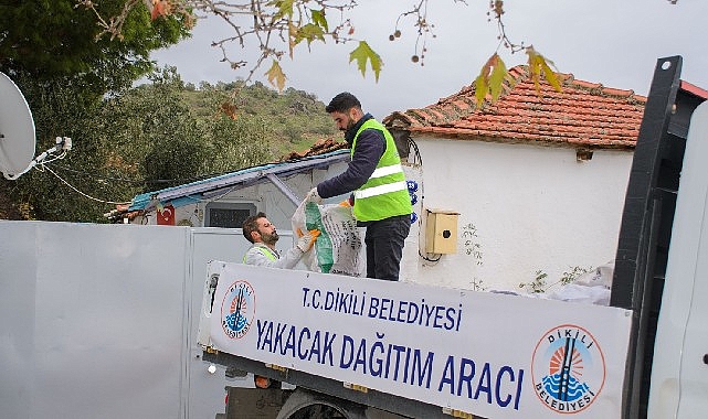 Havaların soğumasıyla birlikte Dikili Belediyesi tarafından kent merkezi ve kırsal