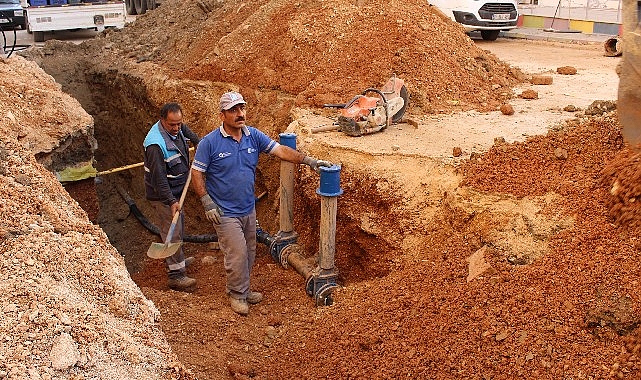 Antalya Büyükşehir Belediyesi Elmalı ilçe merkezinde yarım asırlık içme suyu