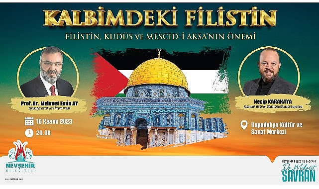 Nevşehir Belediyesi tarafından düzenlenecek söyleşi programına Ayasofya Camii Baş İmam
