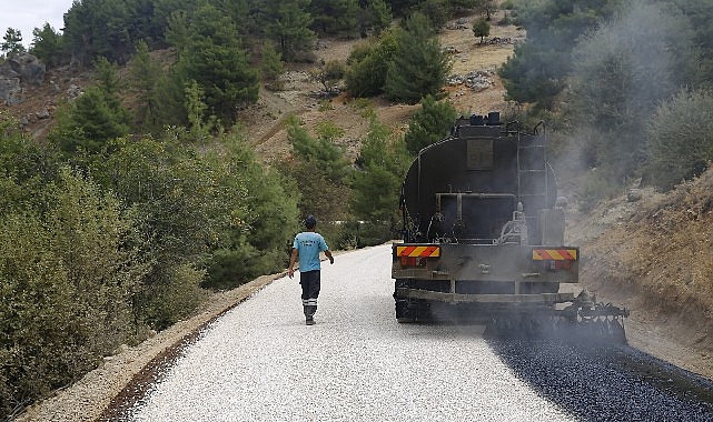 Antalya Büyükşehir Belediyesi, Finike Dağbağ Mahallesi’ndeki 3 ilçeyi birbirine bağlayan