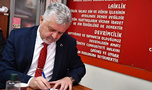 Cumhuriyet Halk Partisi Lüleburgaz İlçe Başkanlığı’nda belediye başkanlığı adaylık başvurusunu