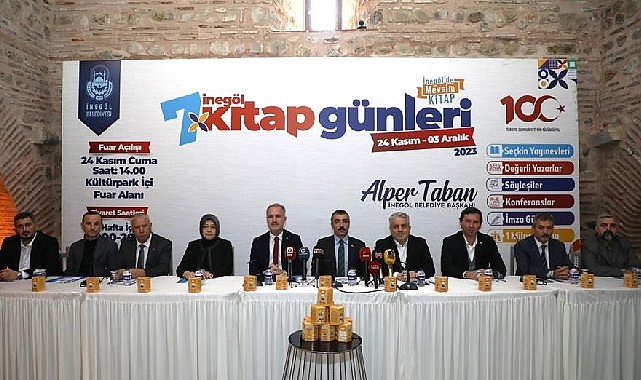 İnegöl Belediyesi’nin bu yıl 7’ncisini gerçekleştireceği Kitap Günleri Fuarının lansmanı