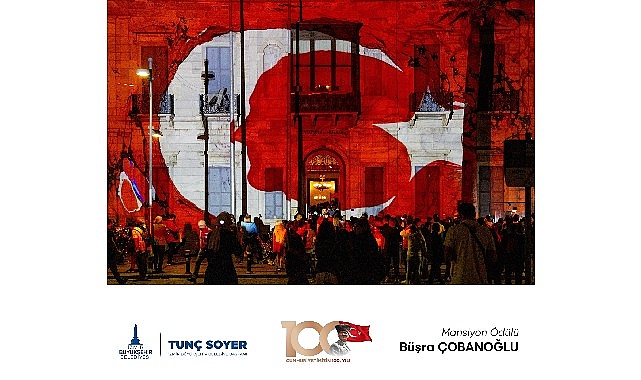 İzmir Büyükşehir Belediyesi tarafından düzenlenen “İzmir’de Cumhuriyet’in 100. Yıl Coşkusu”
