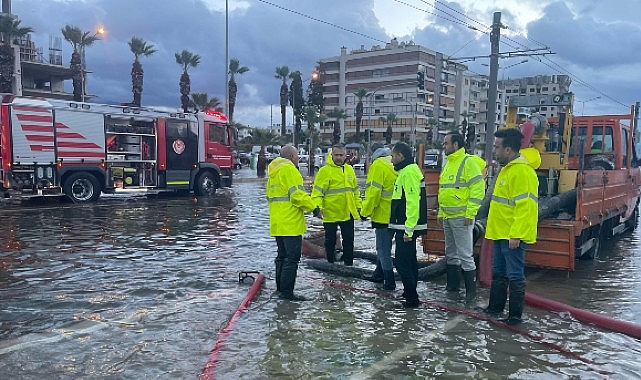 İzmir Büyükşehir Belediyesi tarafından yapılan hava basıncı, rüzgâr ve yağış