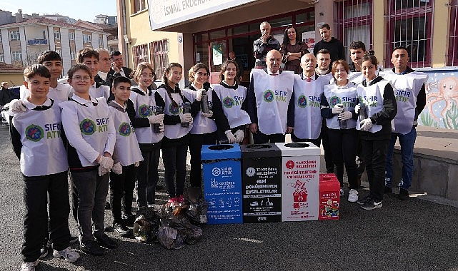 Keçiören Belediyesi tarafından Avrupa Atık Azaltım Haftası kapsamında ilçedeki İsmail