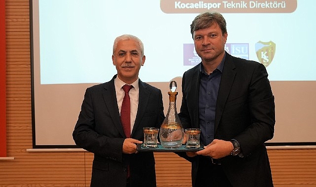 Kocaelispor teknik direktörü Ertuğrul Sağlam “Sporun Kent Kültürüne Etkisi” adlı