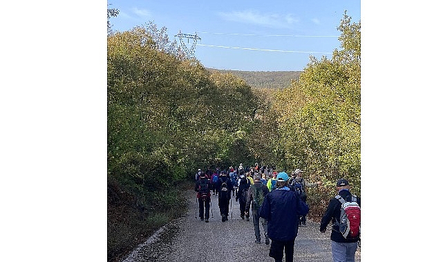 Nilüfer Belediyesi, Mysia Yolları’nın 14 kilometre uzunluğundaki parkurunda doğa yürüyüşü