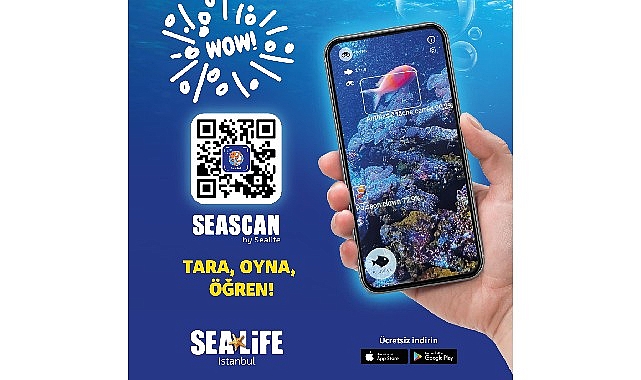 Ara tatilde SEA LIFE İstanbul’u ziyaret ederek ve yenilikçi Seascan