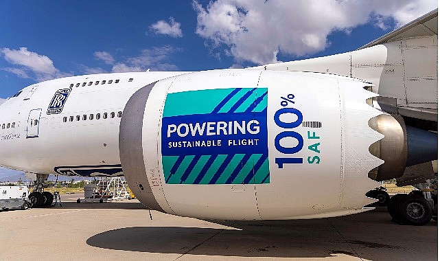 Rolls-Royce (LSE: RR., ADR: RYCEY), %100 Sürdürülebilir Havacılık Yakıtının (SAF)