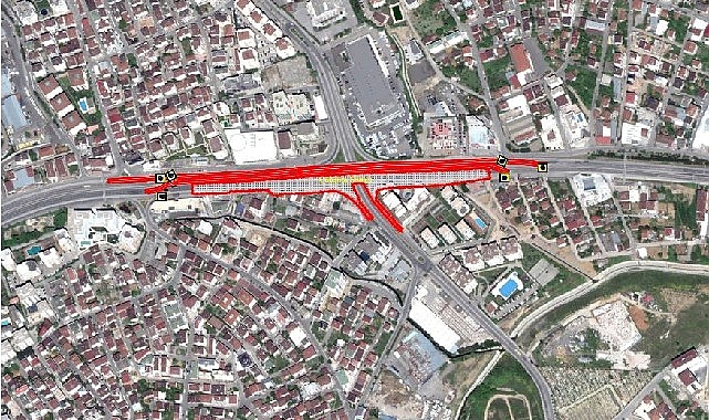 İBB, Şile Yolu’nun Yenidoğan mevkiindeki trafik yoğunluğunu azaltmak amacıyla kavşak