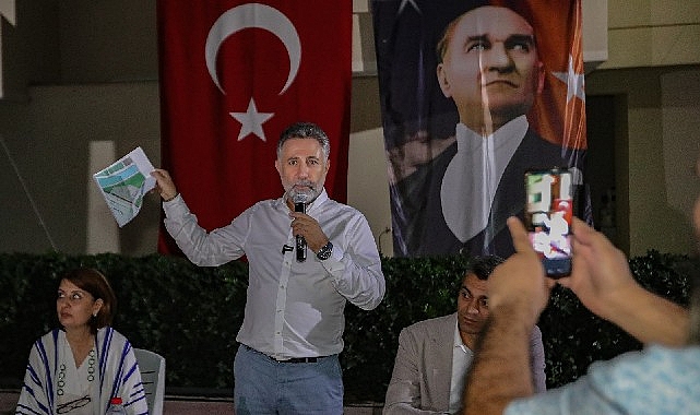 Bayraklı Belediye Başkanı Serdar Sandal, TEİAŞ tarafından Adalet Mahallesi’nde yapılmak
