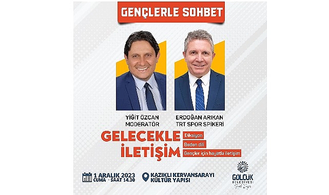 Gölcük Belediyesi; TRT Spor Spikeri Erdoğan Arıkan’ı, “Diksiyon, Beden Dili