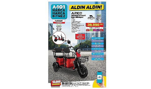 Türkiye’nin 81 ilinde 12.000’i aşkın marketiyle her hafta hesaplı teknolojik