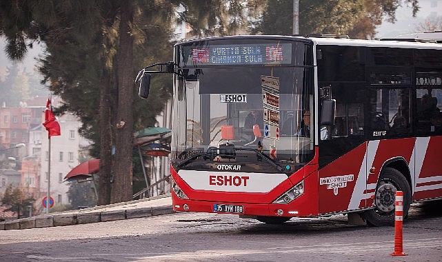 İzmir Büyükşehir Belediyesi toplu ulaşım araçlarının dijital bilgilendirme ekranlarına ulu