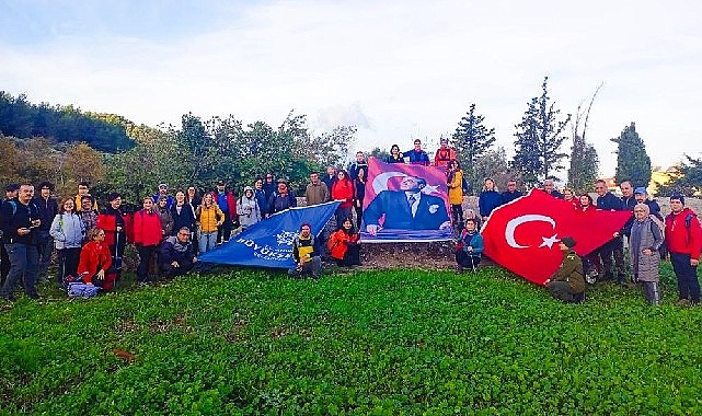 Aydın Büyükşehir Belediyesi, Cumhuriyet'in 100. yılı kapsamında düzenlediği "Trekking Aydın"