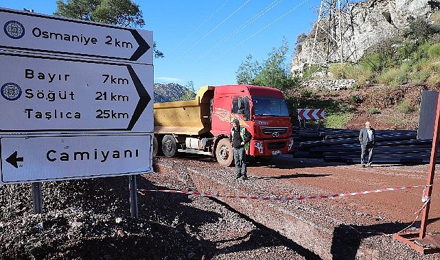 Muğla Büyükşehir Belediyesi tarafından Marmaris, Bozburun Yarımadasında başlatılan 53 bin