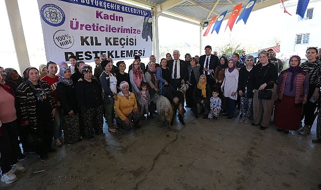 Muğla Büyükşehir Belediyesi küçükbaş hayvancılığının gelişmesi için Seydikemer ilçesinde 52
