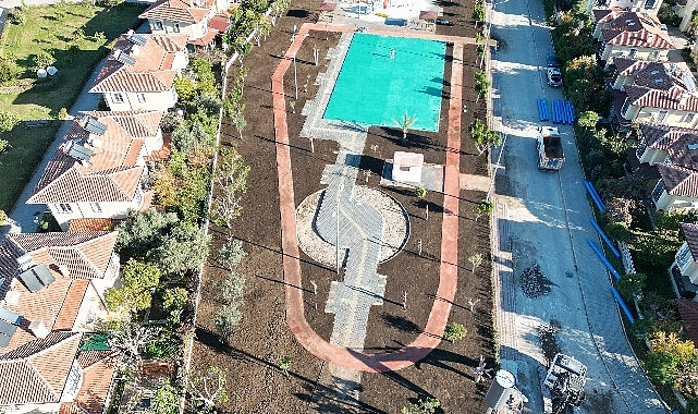 Kemer’e yeni parklar kazandırmaya devam eden Kemer Belediyesi, Çamyuva Mahallesi’nde