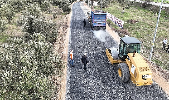 Burhaniye Belediyesi tarafından tüm çalışmaları tamamlanan İzmir-Çanakkale Çevre Yolu, Bülent