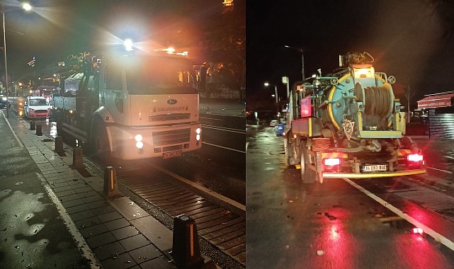 İstanbul’da iki gündür etkili olan sağanak yağmur ve fırtına nedeniyle
