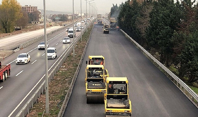 Büyükşehir, Alikahya Stadyum bağlantı yolunda D-100 Karayolu’nun Ankara istikametindeki asfaltlama