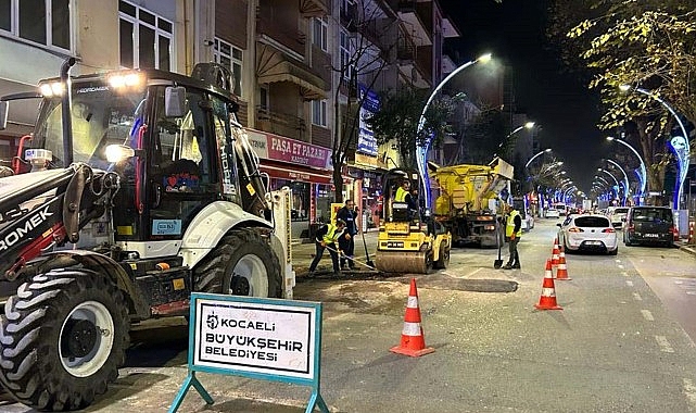 Kocaeli Büyükşehir Belediyesi Fen İşleri Daire Başkanlığı Yol Bakım Timi,