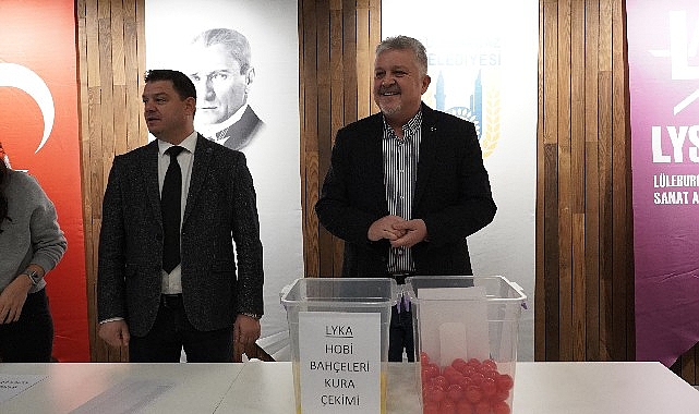 Lüleburgaz Belediyesi’nin hobi bahçelerinin 2024 yılı kullanım hakları için kura
