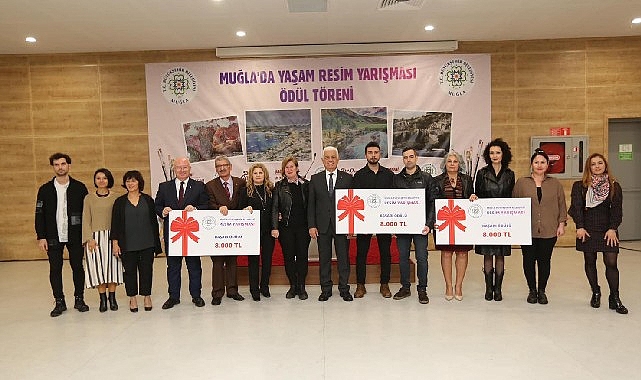 Muğla Büyükşehir Belediyesi “Muğla’da Yaşam” temalı Resim yarışması ödül töreni