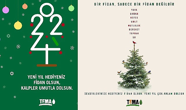 TEMA Vakfı, 2024 yılına günler kala hem sevdiklerimize hem doğaya