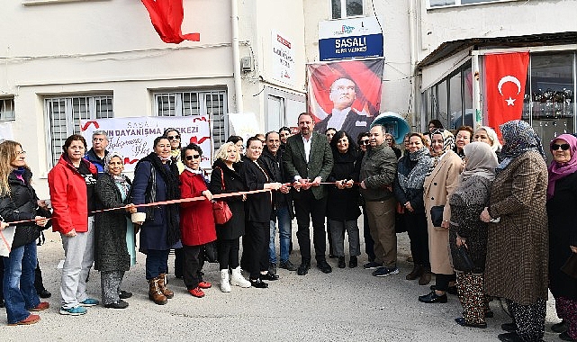 Çiğli Belediyesi, Sasalı Mahallesi’nde yapımını tamamladığı Kadın Dayanışma Merkezi’nin açılışını