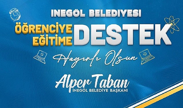 İnegöl Belediyesi’nin üniversite öğrencilerine yönelik eğitim yardımlarının ikinci taksiti olan
