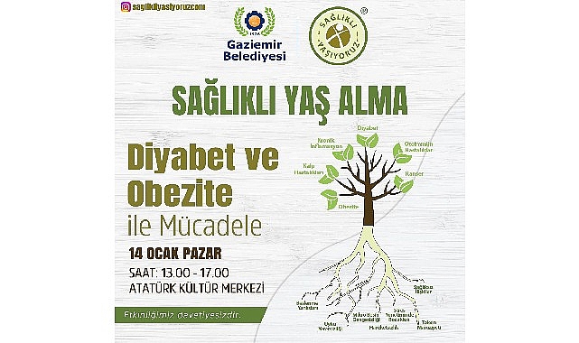 Gaziemir Belediyesi ve Sağlıklı Yaşıyoruz iş birliğinde düzenlenen “Sağlıklı Yaş
