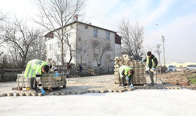 2023 yılında dönemin en fazla yol kaplama çalışmasını gerçekleştiren İnegöl