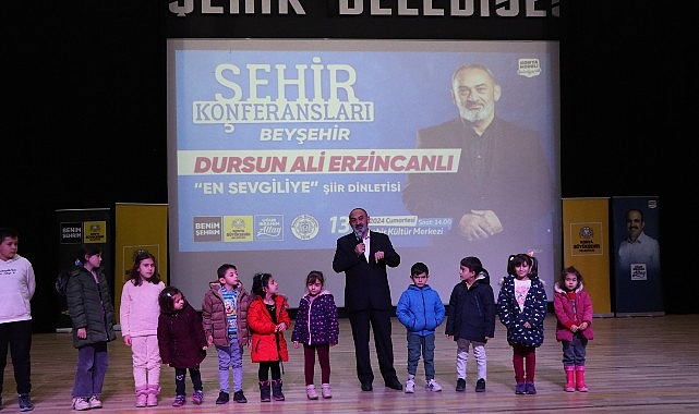 Konya Büyükşehir Belediyesi’nin ilçelerde yoğun ilgi gören Şehir Konferansları kapsamında