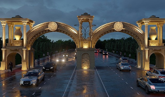 Menemen Belediyesi, ilçeye estetik kazandırmak ve sınırlarını belirlemek amacıyla Türkelli,
