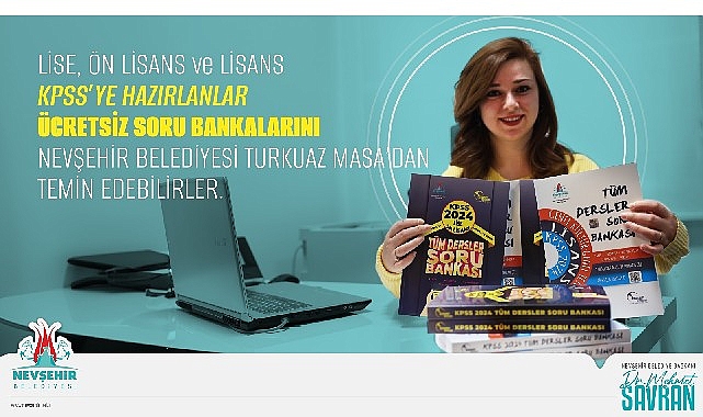 Nevşehir Belediyesi, Kamu Personeli Seçme Sınavı (KPSS)’ye hazırlanan tüm gençlere