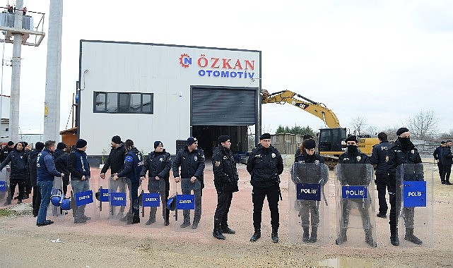 Nilüfer’de kaçak yapılara karşı adeta savaş açan Nilüfer Belediyesi, Yaylacık