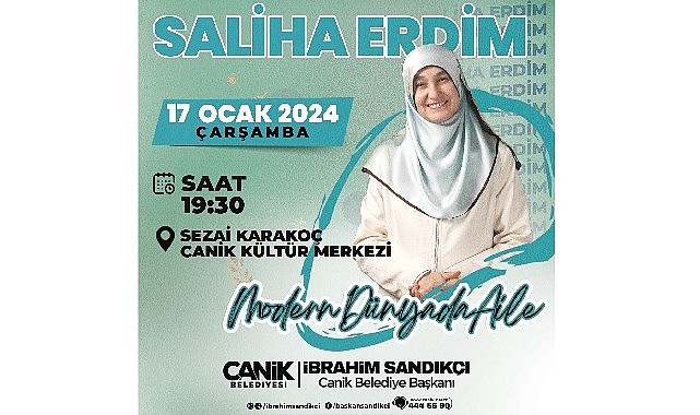 Canik Belediyesi, Uzman Aile Danışmanı ve Yazar Saliha Erdim’i vatandaşlarla