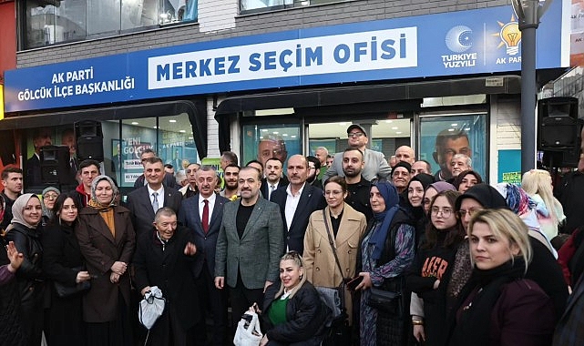AK Parti’nin 31 Mart seçimleri öncesinde ilk merkez seçim ofisi