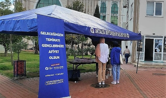 Antalya Büyükşehir Belediyesi, Alanya Alaaddin Keykubat Üniversitesi öğrencilerine çorba ikramında